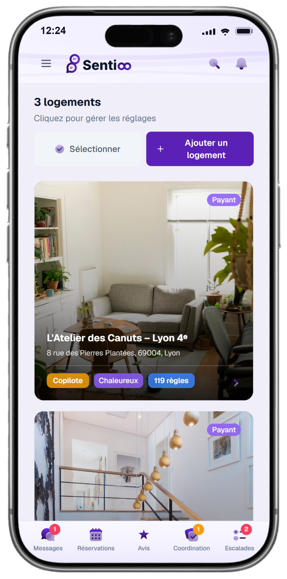 Sentioo dans votre poche.